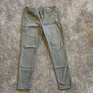 Maurices Olive Green Skinny Jeans